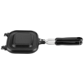 Miniatyrbillede 5 af 8: Dobbeltsidet multifunktionel stegepande sandwich toaster morgenmadsproducent nonstick bagepande