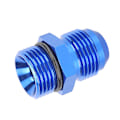 Miniatyrbillede 2 af 8: AN10 til ORB10 Han Adapter Fitting Blå T6061 Aluminiumlegering