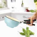 Miniatyrbilde 4 av 8: Multifunksjonell bolle i rustfritt stål, skålholder, klemme, anti-varm grytearmholder, kjøkken- og grilltang