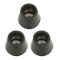Miniatyrbillede 3 af 8: 3 STK Krykkespidser 22 mm Indvendig diameter Gummimateriale Indbygget kobberplade Spadserstokkespidser til udskiftning