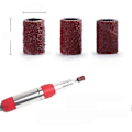 Miniatyrbillede 3 af 5: Elektrisk Manicure Tilbehørssæt 100/50 stk. Slibehættebånd 180/120/80 Korn Neglegraveringsbit Pedicureværktøj BEND261 180-50 stk.