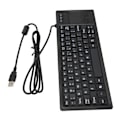 Miniatyrbillede 4 af 8: K 800 tastatur med touchpad kablet ultra tynd mini kompakt touch tastatur med HUB-funktion