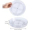Miniatyrbillede 4 af 5: Lazy Susan køkkenskab drejeskive krydderihylde - Frugt, snack og salat opbevaringsbakke - Skab, spisekammer, badeværelse, bord, kosmetisk arrangør