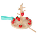 Miniatyrbilde 8 av 8: Treetallleke matematikkleketre i tre, pedagogiske telleleker for barn, pedagogiske matchende tall Montessori-leker