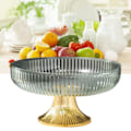 Miniatyrbild 6 av 8: Fruktfat Multifunktionell Plast Elegant Utrymmesbesparande Dekorativ Snacks Skål för Godis Nötter Frukt Grön