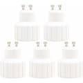 GU10 till GU10 Lamphållaradapter - Lampadapter - Sockeladapter för LED Halogenlampor (5 st)