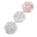 Miniatyrbild 8 av 8: 3 box jul nail art paljetter Söt utsökt gör-det-själv 3D Snowflake Polymer Clay Nail Art Skivor Dekoration