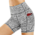 Miniatyrbillede 3 af 3: Stramme yogashorts til kvinder - Ideelle til fitness, sport og løb XL sort