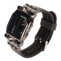 Miniatyrbild 3 av 8: Binär watch Krabba Form Binär färgglad LED digital display Silikonrem Elektronisk watch för pojkar Herr