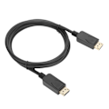 Miniatyrbilde 4 av 8: DP til DP-kabel Svart ABS-material Versjon 1.2 for dataskjermkonverter 4k 60hz 5 meter
