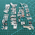 Miniatyrbillede 5 af 8: 32 stk./sæt trykfodssæt husholdningsmultifunktionelle symaskinetilbehør