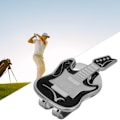 Miniatyrbild 6 av 8: Metallisk magnetisk golfkeps hatt visir klämma bollmarkör tillbehör (svart gitarr)