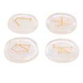 Miniatyrbild 3 av 8: Rune Stones Portable Healing Crystal Chakra Stones Häxa Rune Stone för Reiki Balans Meditation Vit
