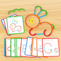 Miniatyrbillede 3 af 7: Puslespil Board Legetøj Wodden Early Education Learning Træ Geoboard Legetøj til børn Børn