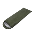Miniatyrbild 1 av 4: Army Green Lättvikts varm sovsäck för inomhus- och utomhuscampingbackpacking för vuxna och barn