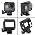 Pikkukuva 1 / 5: Runkokotelon suojaus Yhteensopiva GoPro Hero6/5 Edge Shell -kuoren kanssa irrotettavalla mobiilipistokkeella ja ruuveilla