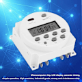 Miniatyrbild 2 av 5: CN101A DC12V LCD Digital Tidsbrytare Mikrodatorkontroll Ström Timer Relä Brytare 220v-240/50-60hz
