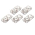 Miniatyrbillede 4 af 8: 25 stk Negle Extension Forms Guide Aluminiumsramme Genanvendelige franske negle UV Gel Protector Forms