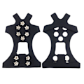Miniatyrbillede 2 af 8: 1 par Crampons Ice Traction Cleats Non Slip Sko Greb 10 Spikes Ice Cleats til Sko Støvler Traction Cleats til Udendørs Gåture på Sne og Is