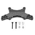 Miniatyrbild 7 av 8: RC 1/18 Aluminium Alloy Front Damper Mount för Losi MiniT 2.0 1/18 RC Bil Uppgraderingsdelar (Svart)