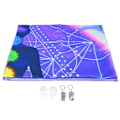 Miniatyrbillede 1 af 8: Blacklight Gobelin Sid i Meditation Fluorescerende Effekter Blød Holdbar UV-reaktiv Gobelin til Soveværelse Stue GTYJ(55) 150x130cm/59.1x51.2in