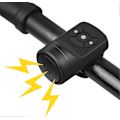 Pikkukuva 1 / 5: 120 dB sähköinen polkupyörän torvi, vedenpitävä polkupyörän kello, USB-ladattava torvi aikuisille