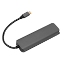 Miniatyrbild 6 av 8: USB C Hub Multiport Adapter 5 Gbps överföring 100 W PD-laddning 4K UHD 6 i 1 USB C Dongle med justeringsbas