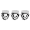 Miniatyrbillede 3 af 8: 10 stk. Tuck Lock Clasp Catch Klassisk Glansfuld Legering Pung Tommelfingerlås til DIY Tegnebog Lædertaske