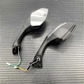 Miniatyrbild 2 av 5: Vikbara LED Blinkers Backspeglar för Yamaha YZF R6 YZF-R6 Som Visat