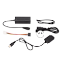 Miniatyrbilde 1 av 8: SATA PATA IDE-stasjon til USB 2.0-adapterkonverterkabel for harddisk HDD 2,5 tommer 3,5 tommer med ekstern vekselstrømadapter 100 til 240V AU-plugg