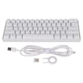 Miniatyrbilde 1 av 8: READSON Mekanisk tastatur 61 taster 3 moduser Kompakt ergonomisk layout Gaming tastatur for arbeid Studer spill Rød akse kropp