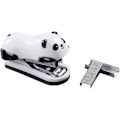 Miniatyrbillede 3 af 4: 1-delt Studenter Mini Tegneserie Panda Hæftesæt Kontor Skrivebord Papirvarer Sort og Hvid