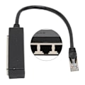 Pikkukuva 8 / 8: RJ45 Ethernet-jakajakaapeli yhden pisteen neljän Ethernet-kaapelin jakaja ABS PCB RJ45 jakajaadapteri kannettavalle tietokoneelle