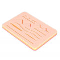 Miniatyrbild 1 av 8: Suture Practice Pad 3 lager mat silikon av livsmedelskvalitet luktfri hög simuleringsträningshudmodell för studenter lärare