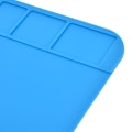 Miniatyrbillede 3 af 7: 1 stk Varmeisolering Silikone Pad Mobiltelefon Computer Reparation Demontering Arbejdsstation Desktop Mat-blå