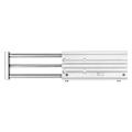 Miniatyrbillede 8 af 8: Pneumatisk luftcylinder tynd med 3 styrestænger aluminiumlegering hardware MGPM12X100