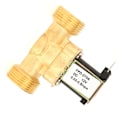 Miniatyrbillede 7 af 8: 1 stk DC12V G3/4 Normalt Lukket Messing Elektrisk Magnetventil til Vand