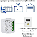 Miniatyrbillede 2 af 5: Tuya WiFi Smart Gardin Switch Modul Til Alexa Home(A)