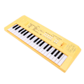 Miniatyrbild 7 av 8: Elektroniskt piano keyboard barn 37 tangenter keyboard piano pedagogiskt instrument leksak med mikrofon gul