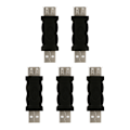 Miniatyrbild 1 av 8: 5 st 5 Gbps USB 3.0 A hane till USB 3.0 A hona Adapter Converter