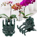 Miniatyrbillede 6 af 8: 200 stk. smukke rosespidsformede planteclips til haven - Støtteclips til blomsterstilke - Fastgørelsesværktøj - Tilbehør - Grøn