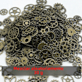 Pikkukuva 1 / 5: Steampunk Metalliset Metriset Kutistusriipukset Satunnaisia Eri Kokoja (30/50g) DIY Korujen Valmistustarvikkeet SN492