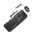 Miniatyrbilde 8 av 8: Tastatur- og musesett Multi‑Model-datamaskiner Lysende kablet 4D-spillmaskinvarekombinasjon for Windows PC-spillere
