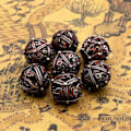 Pikkukuva 3 / 5: 7 kpl Metallisia noppasarjoja Dungeons and Dragons -pöytäpeliin, D