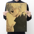 Pikkukuva 1 / 8: 50,5 x 35 cm japanilaisen animaation hahmot voimapaperijuliste Anime Kraft -juliste baarikahvilan sisustamiseen