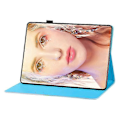 Miniatyrbild 4 av 5: För Huawei Enjoy Tablet 2 10.1 / Matepad T 10s Färgad Ritning Horisontell Flip PU Läderfodral Med Hållare & Kortplatser & Plånbok Zekai Älskande Enhörning