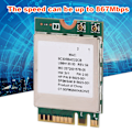 Miniatyrbillede 8 af 8: Netværkskort RTL8822BE Dual Band 2.4G/5G M.2 Interface Support for Bluetooth 4.2