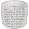 Miniatyrbild 1 av 5: Beige Trumlampskärmar, Vita Linne Lampskärmar Demonterbara Lampskärmar för Vardagsrum Kök Kontor Arbetsrum Sovrum