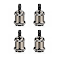 Pikkukuva 1 / 4: Vintage Solid Edison Socket Adapter Bronze
