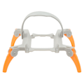 Miniatyrbillede 5 af 8: Drone Foldable Landing Gear Højde Extender Support Beskytter Forøg 28mm Drone Tilbehør til Mini3 Orange